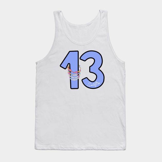 Swiftie 13 Tank Top by TeawithAlice